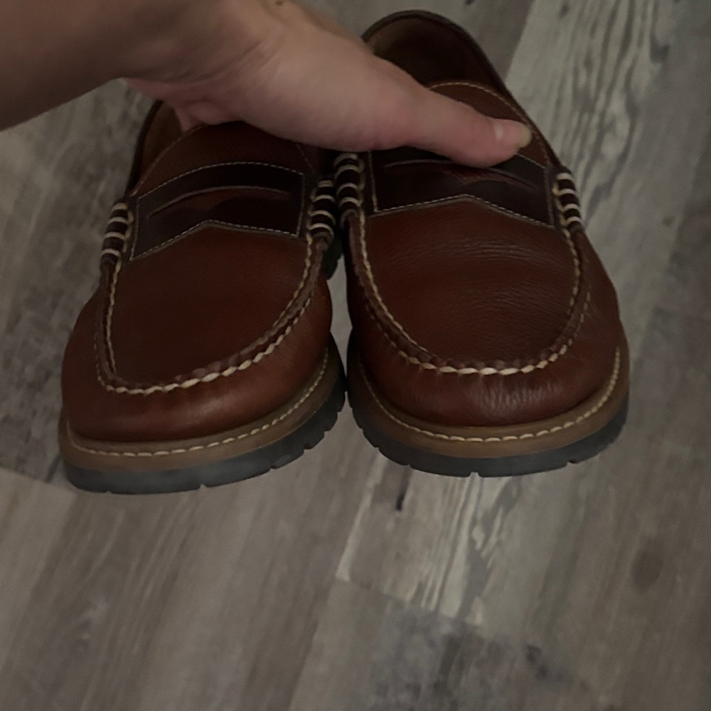 Weejuns Bass Lenox Larson Saddle Tan Loafers View 2
